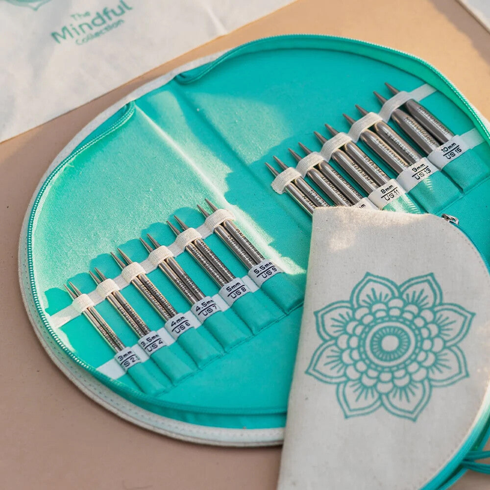 KnitPro Mindful Warmth Değiştirilebilir Misinalı Şiş Seti 10 cm – 36310